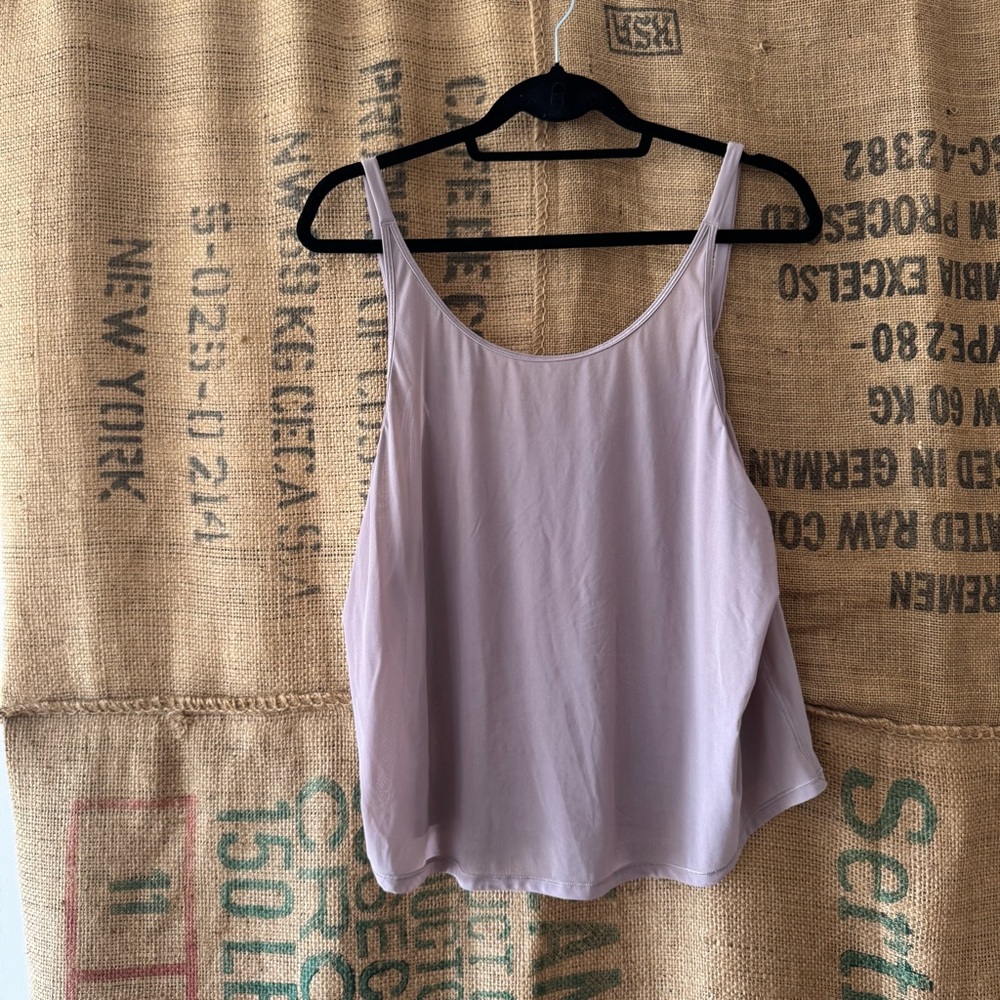 lululemon athletica Lavender Scoop Neck Tank Top